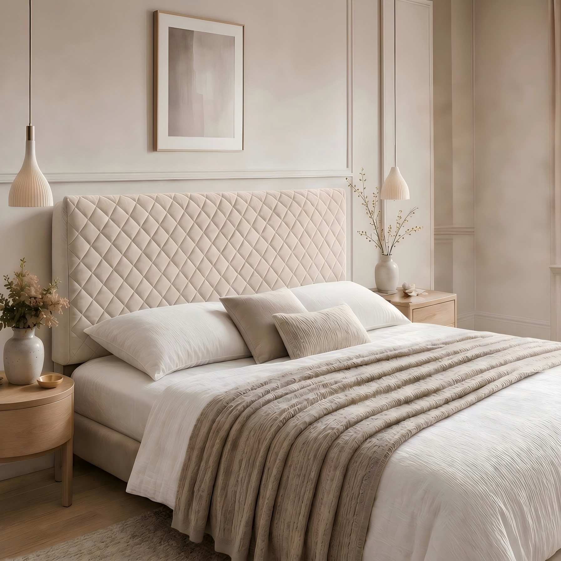 Custom Headboard Cover Tailored Fit Dust Protection & Bedroom Upgrade
