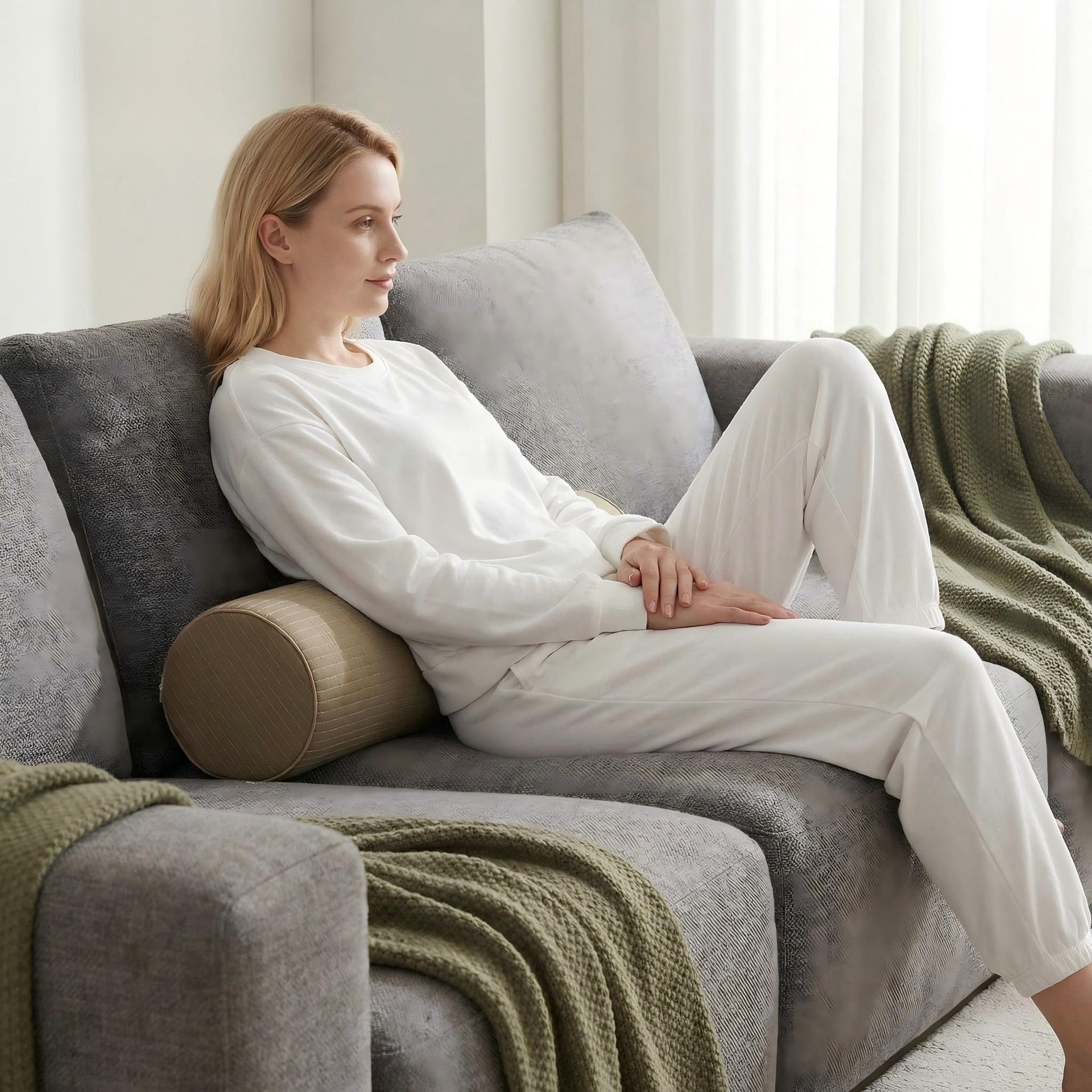 Luxury Quilted Pillow with High-Density Foam Breathable Fabric for Ultimate Comfort & Support