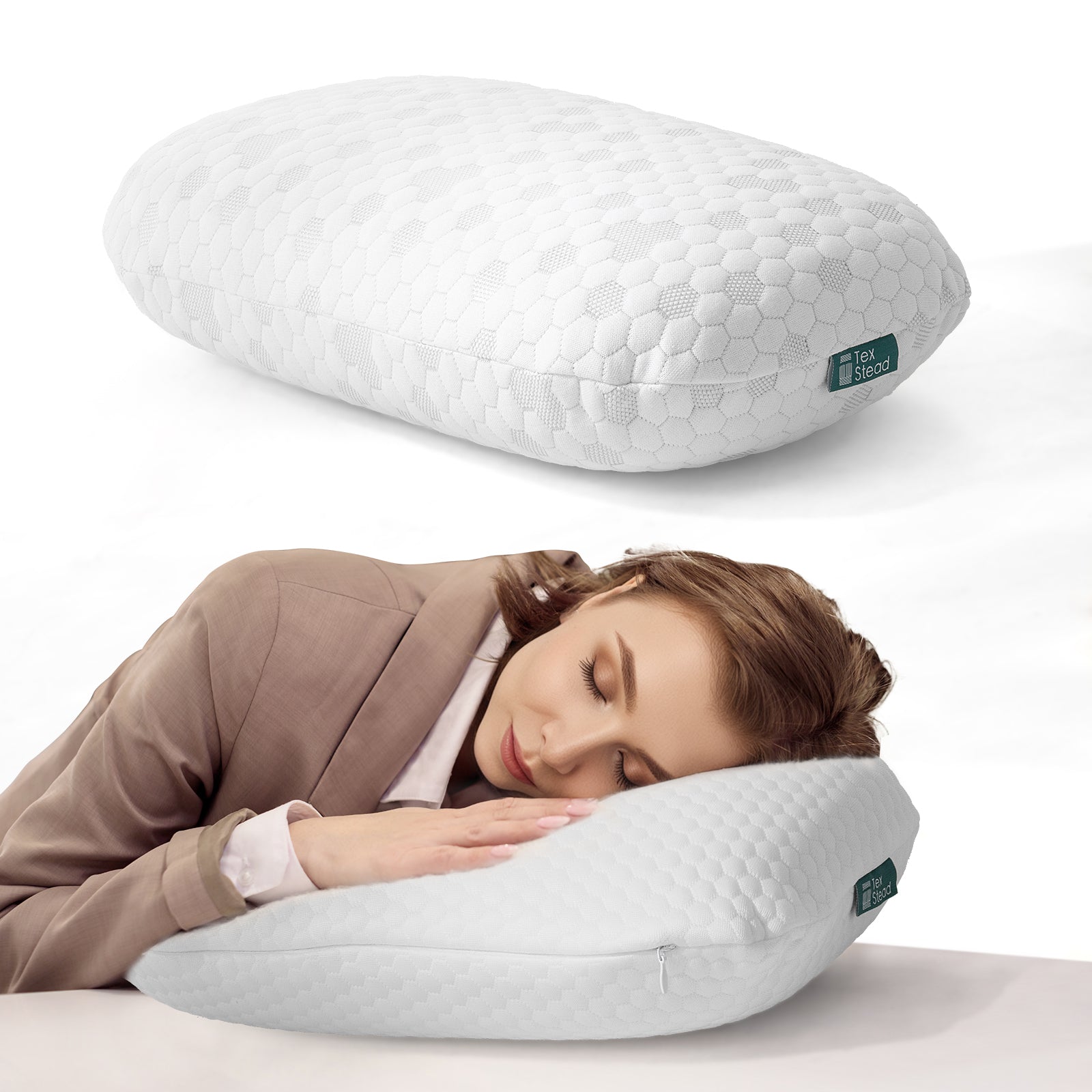 Memory Foam Breathable Nap Pillow Mutifunction