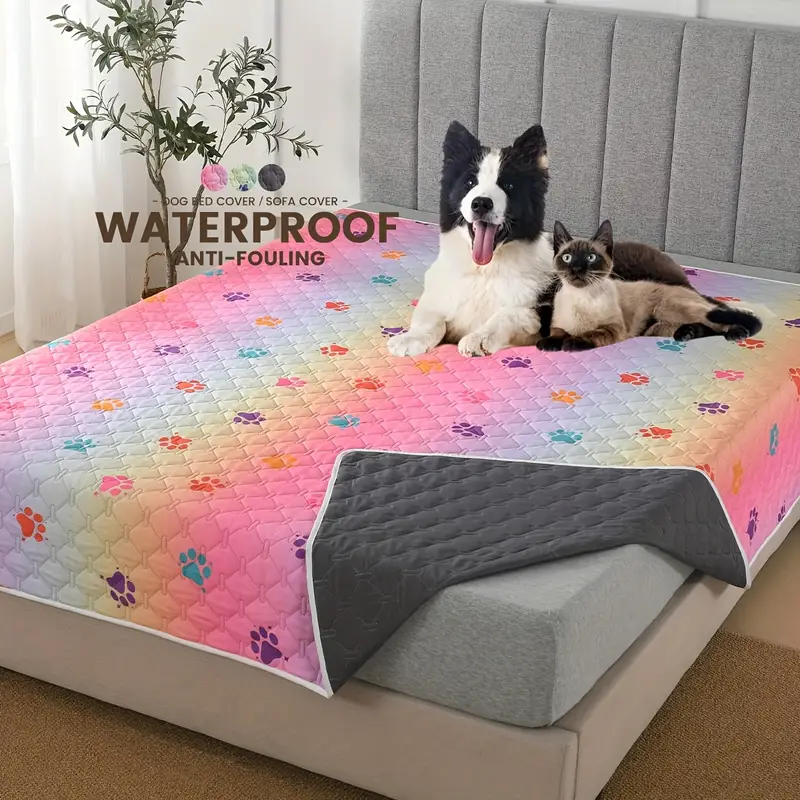 Pet Anti-Leakage Mattress 3D Cloud Cooling Pet Mat for Small and Medium Dogs Breathable and Comfortable Dog Mat for Spring and Summer Available Polyester Fiber Material Machine Washable