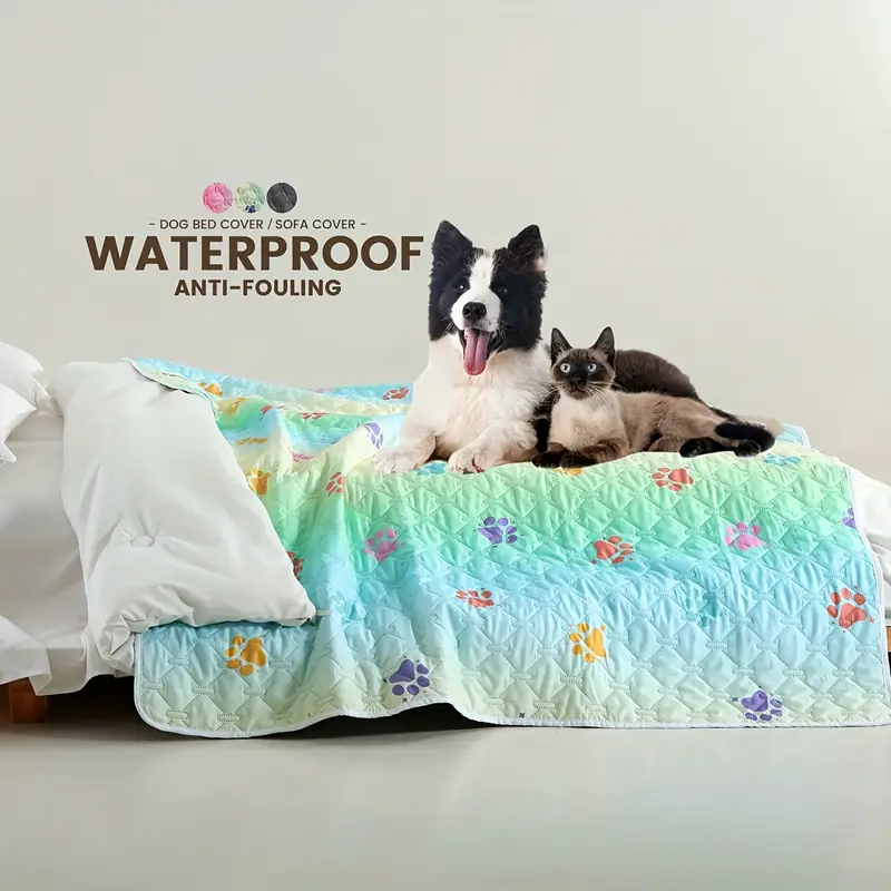 Pet Anti-Leakage Mattress 3D Cloud Cooling Pet Mat for Small and Medium Dogs Breathable and Comfortable Dog Mat for Spring and Summer Available Polyester Fiber Material Machine Washable