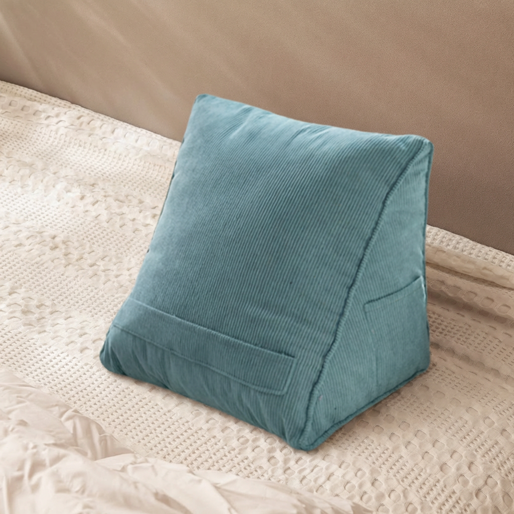 Tablet Holder Pillow Ergonomic Support Corduroy Polyester