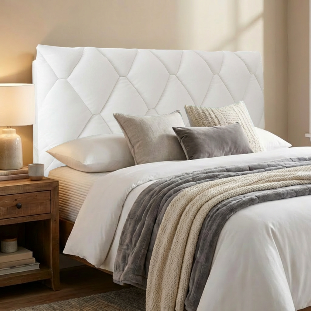 Luxurious Thickened Quilted Headboard Cover Protector for Bedroom