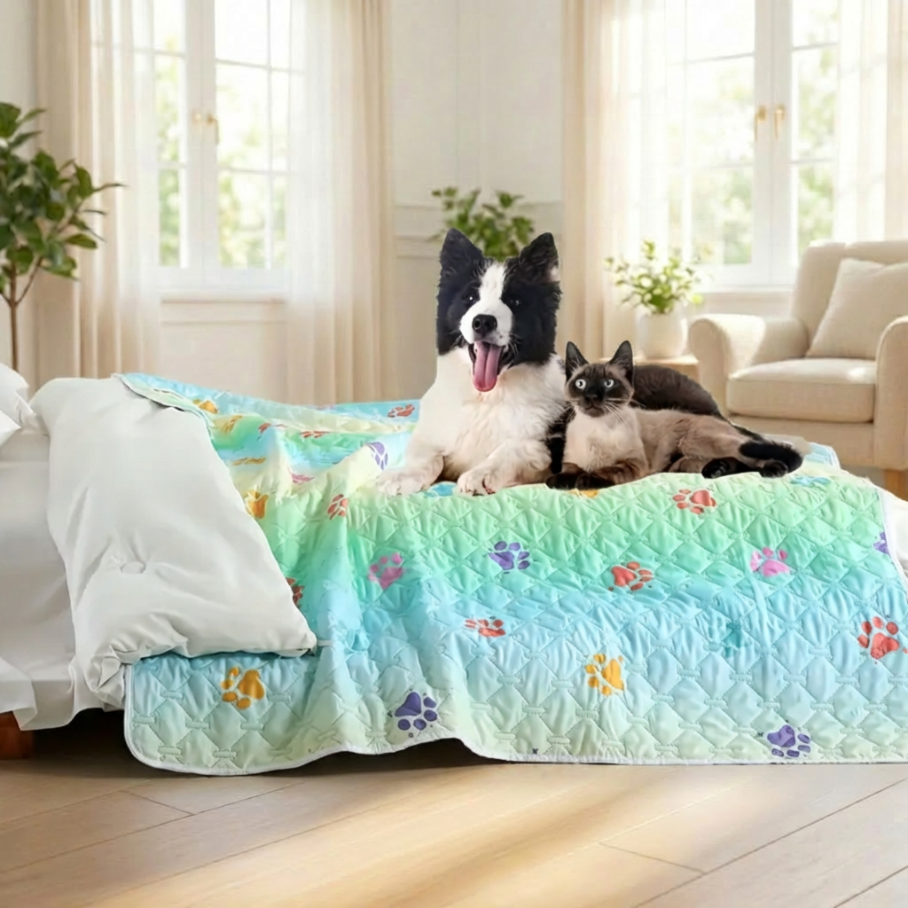 Pet Anti-Leakage Mattress 3D Cloud Cooling Pet Mat Breathable and Comfortable Dog Mat
