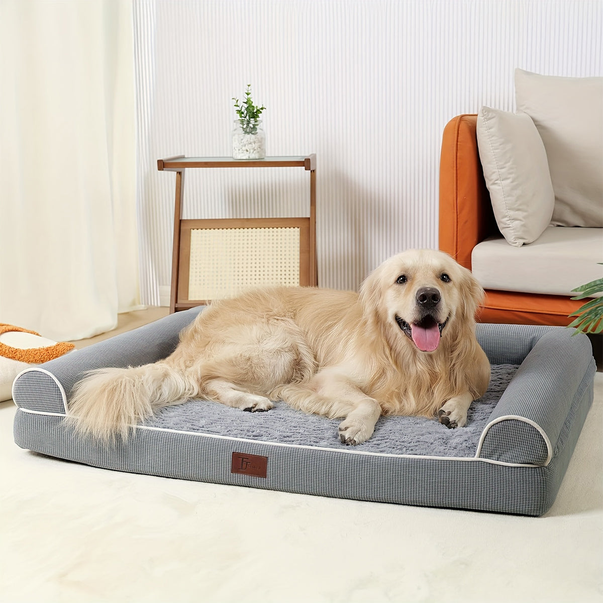 Foam Pet Mattress Non-slip Base-offered Bed For Dogs and Cats