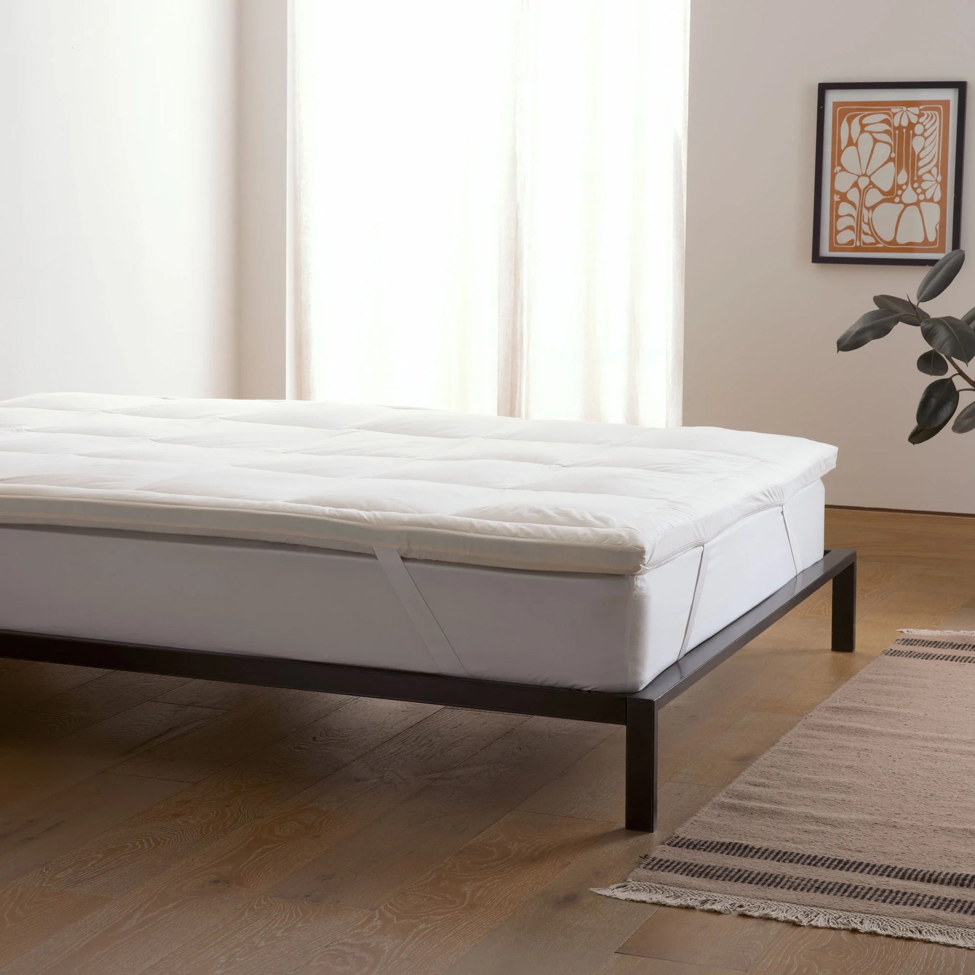 Cotton Down Feather Memory Foam Matress Topper Various Size For Home