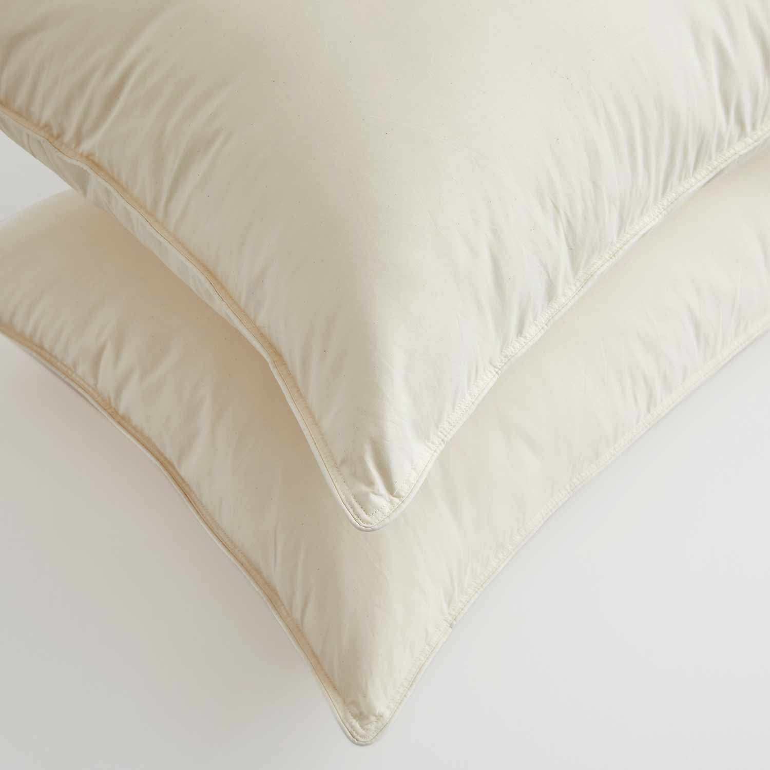 Cotton Down Feather Pillows  Good For Side Sleeper