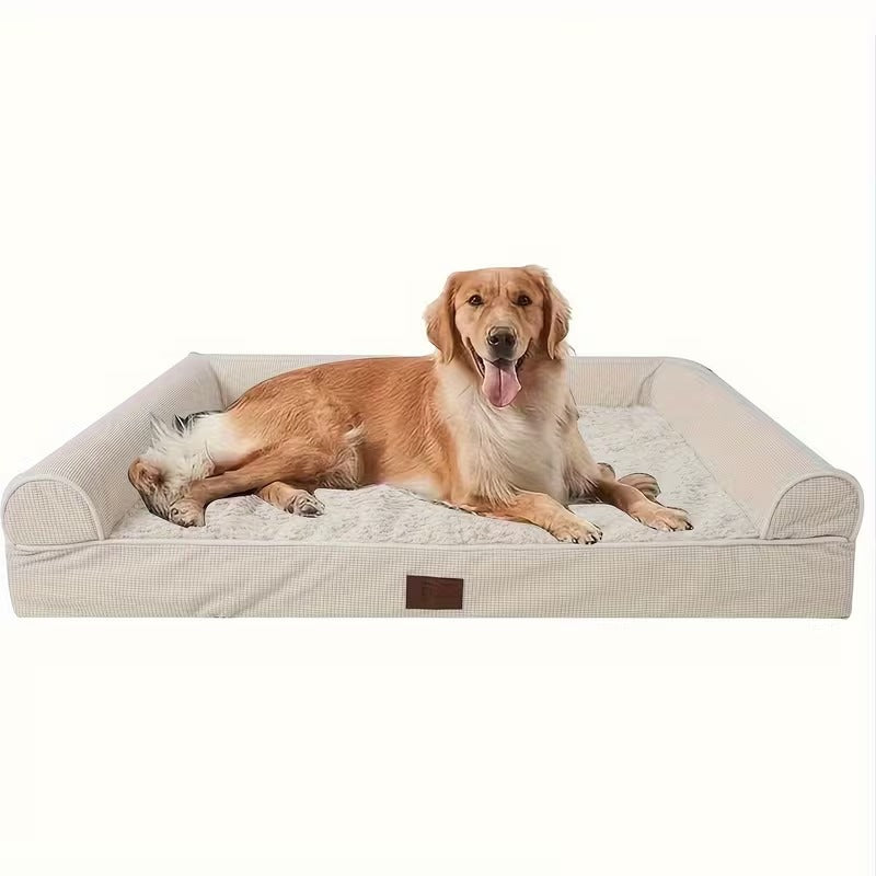 Foam Pet Mattress Non-slip Base-offered Bed For Dogs and Cats
